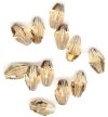 1 12x8mm Light Colorado Topaz Swarovski Polygon Bead